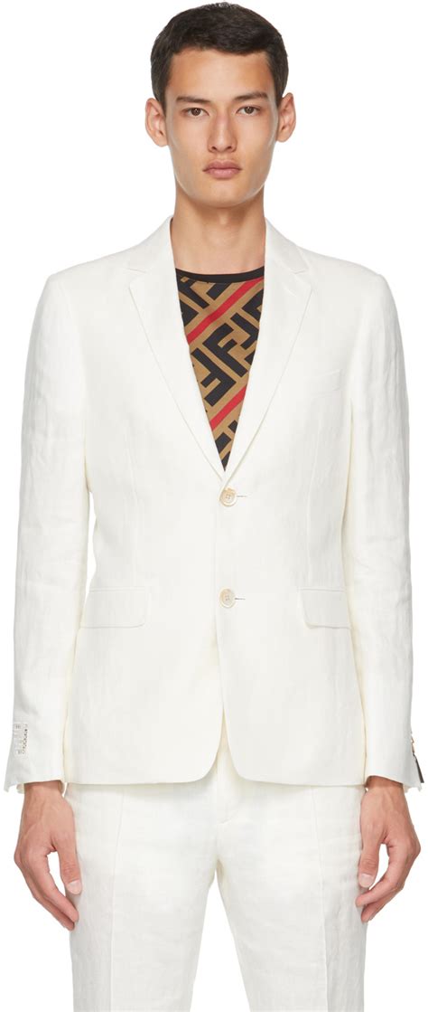 fendi white blazer|fendi blazer saks.